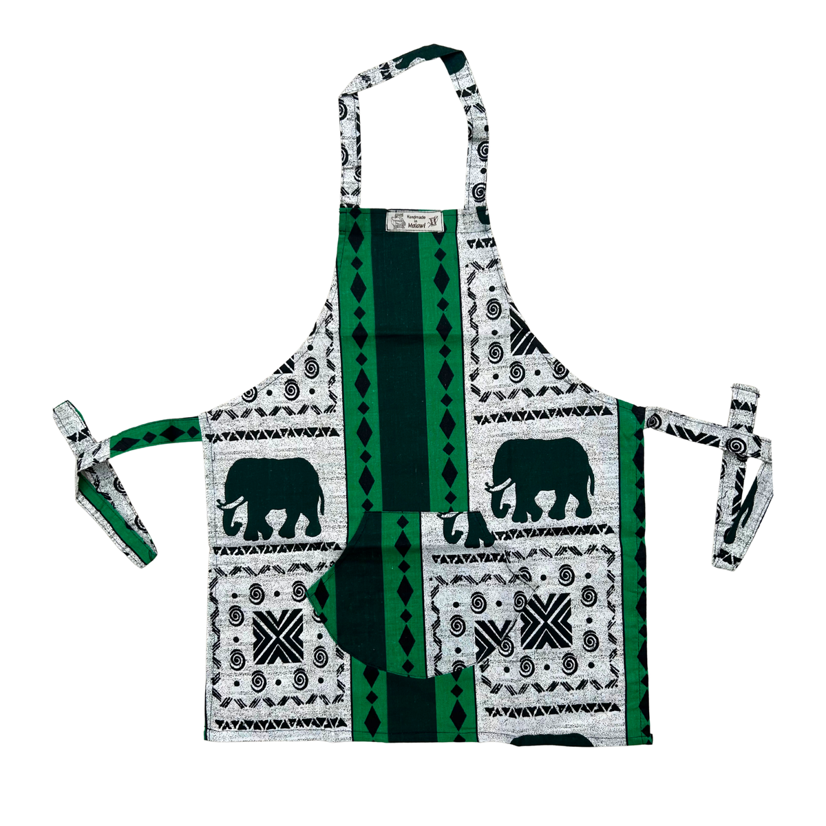 Child Apron | Handmade in Malawi | Elephant print